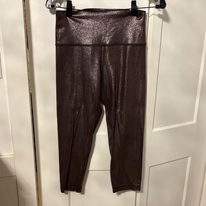 Lululemon Athletica Shimmering Brown Leggings